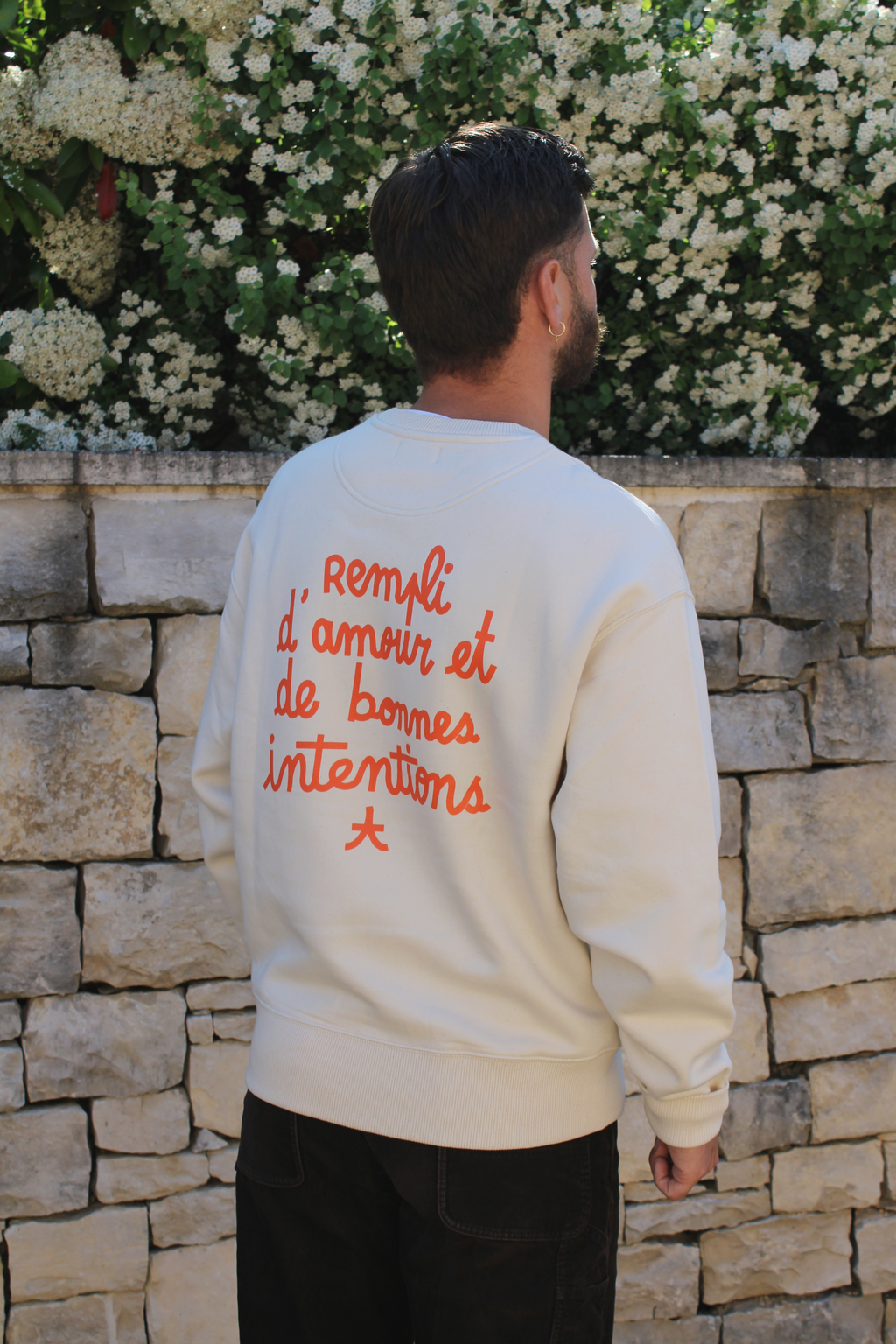 Sweat "Coeur Fleuri"