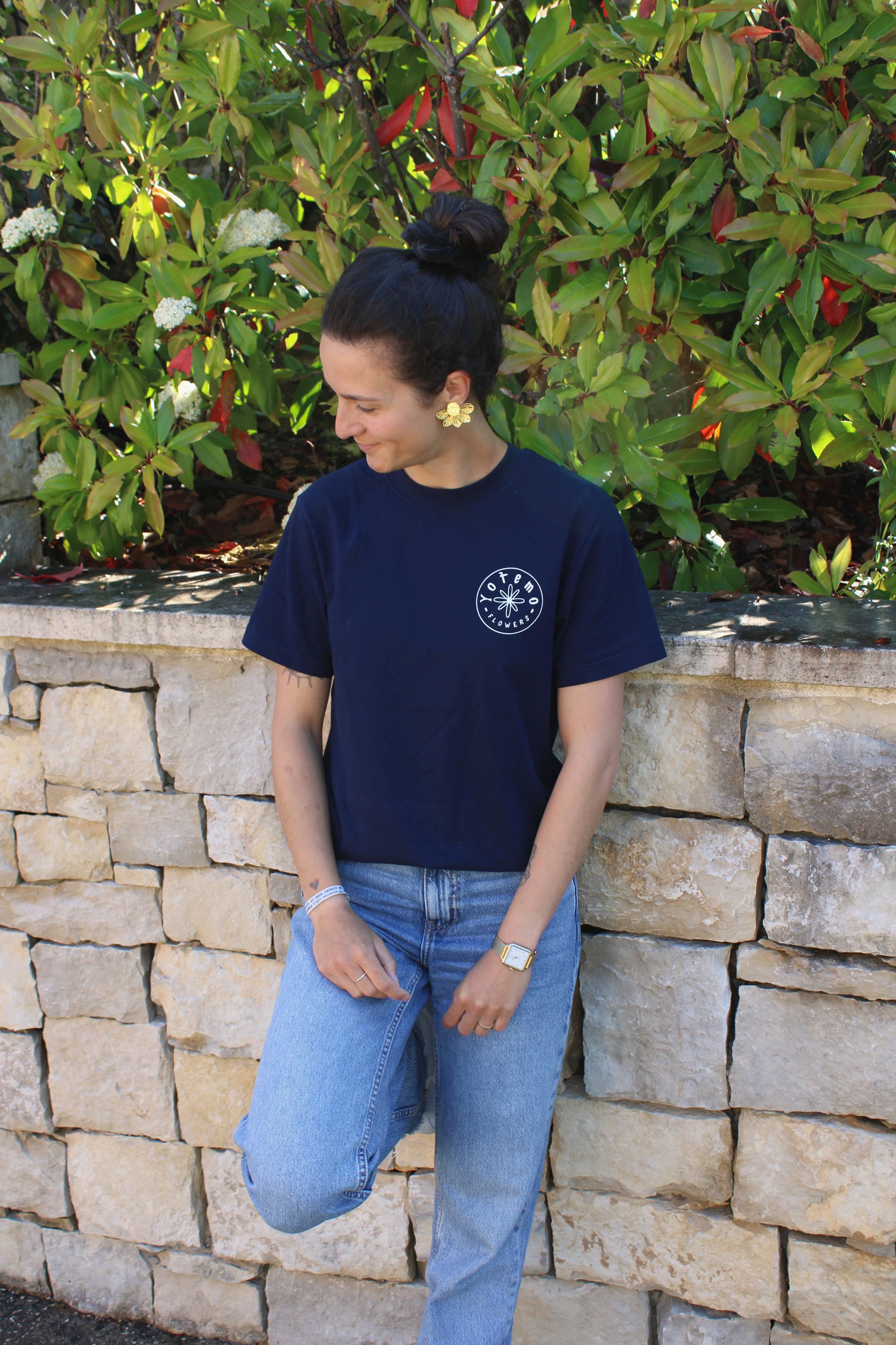 T-shirt "Yotemo flowers"