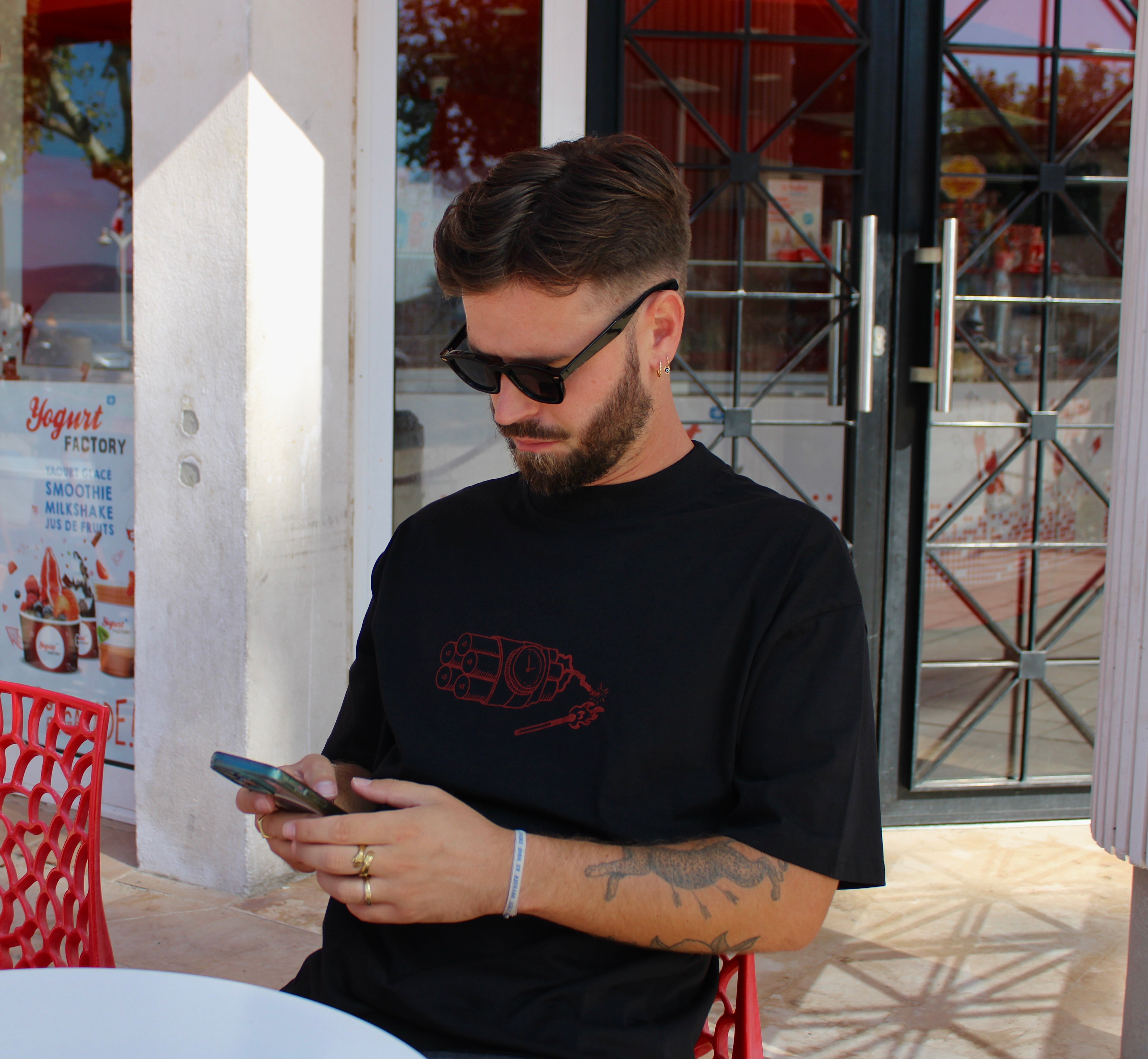 T-shirt Oversize "Fire Love"