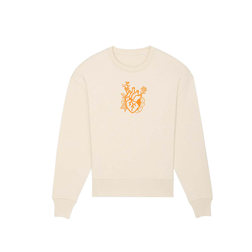 Sweat "Coeur Fleuri"