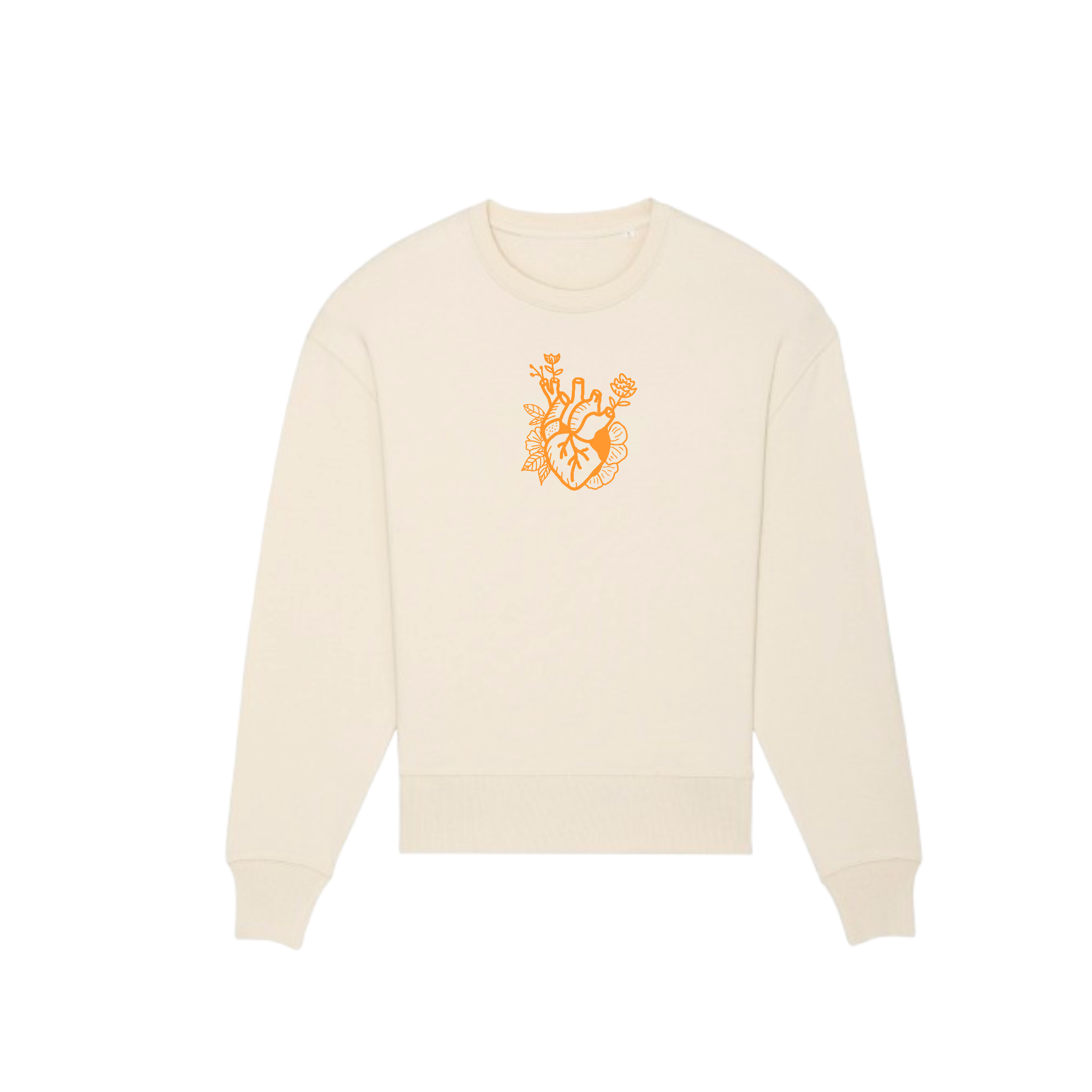 Sweat "Coeur Fleuri"