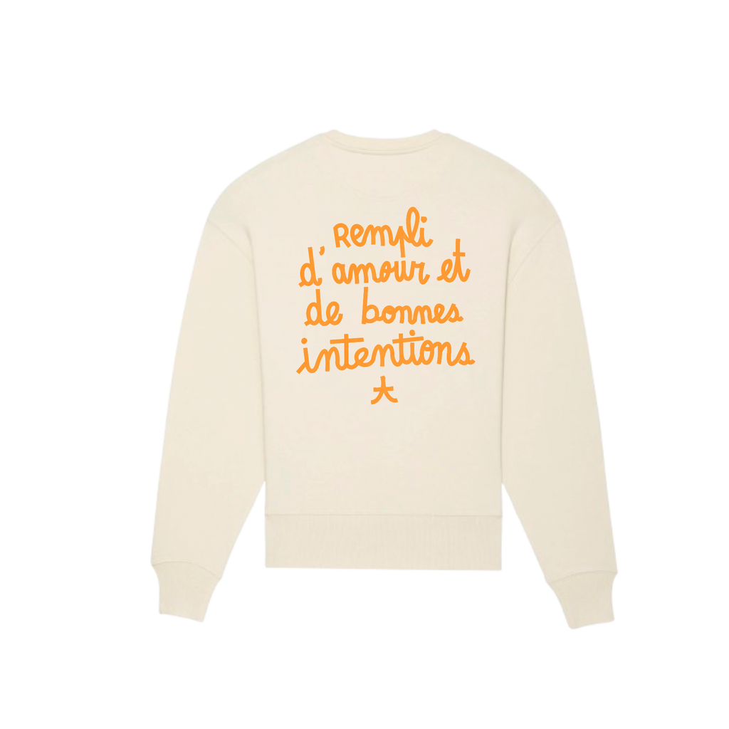 Sweat "Coeur Fleuri"