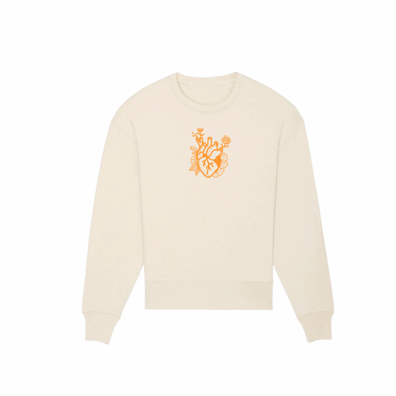 Sweat « Coeur Fleuri »