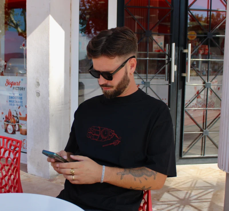 T-shirt Oversize « Fire Love » – Image 4