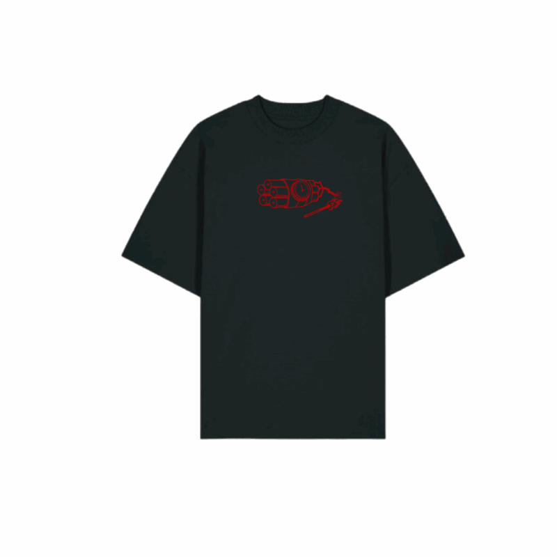 T-shirt Oversize « Fire Love » – Image 6